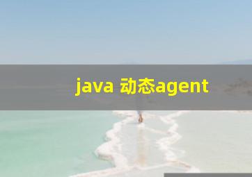 java 动态agent